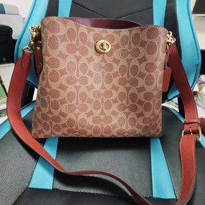 Coach Women's Cross-Body Bucket Bag C Lychee Pri